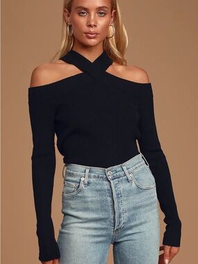 Lulu's Dark Brown Ribbed Knit Sleeveless Sweater Tank